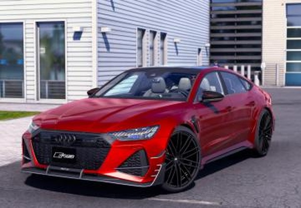Мод Audi RS7 Performance 2023 версия 2.2 для American Truck Simulator (v1.60.x, 1.61.x)