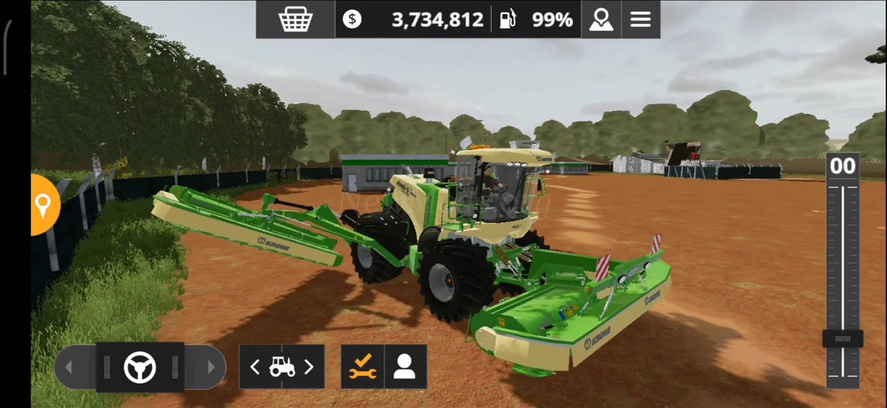 Мод Big M500 Krone версия 10.11.23 для Farming Simulator 20