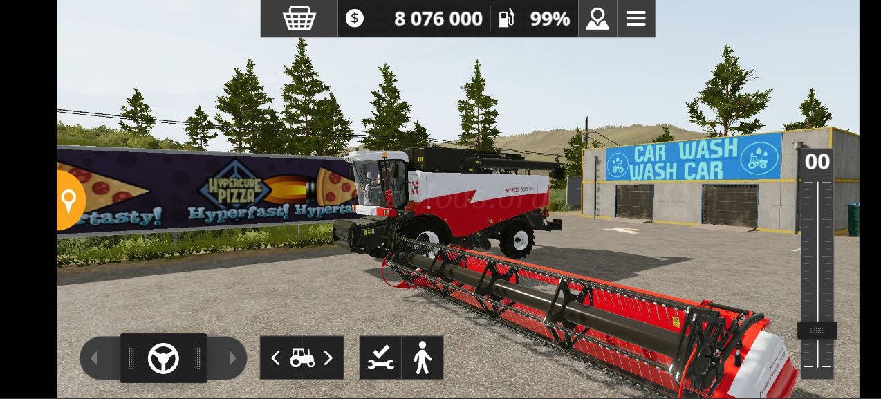 Мод Rostselmash Acros 595 версия 23.04.22 для Farming Simulator 20