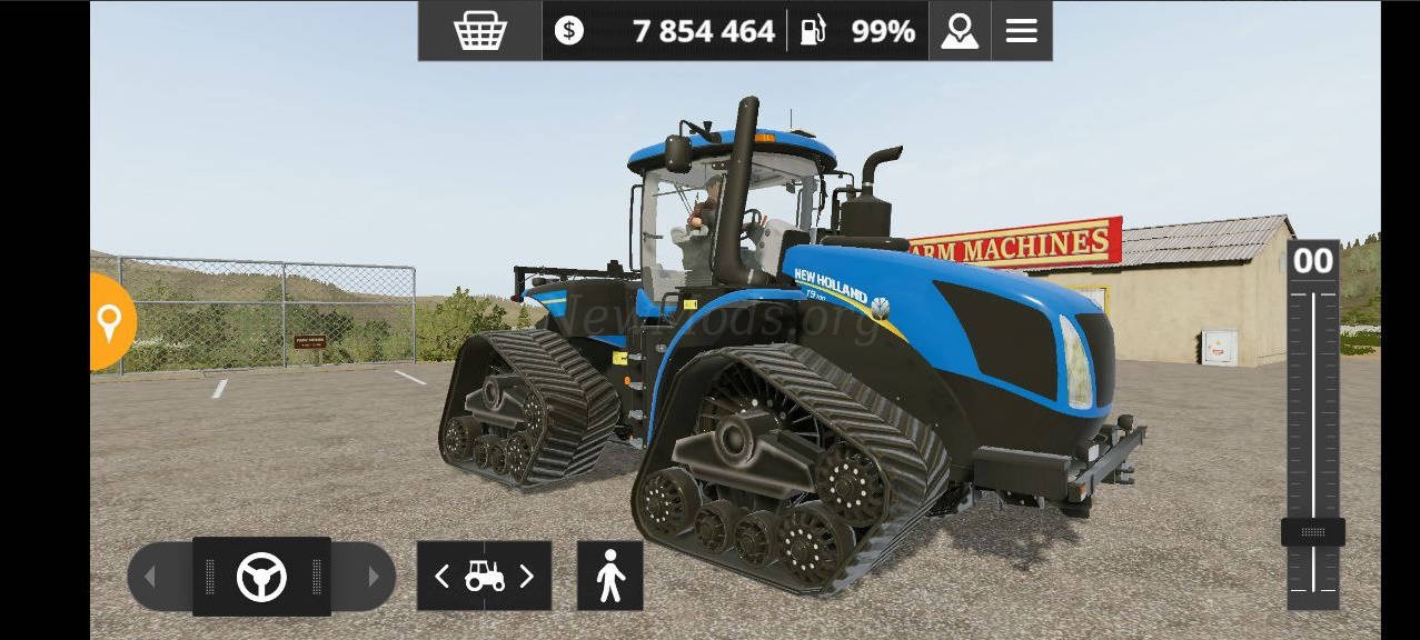 Мод New Holland T9 SmartTraxx версия 17.05.21 для Farming Simulator 20
