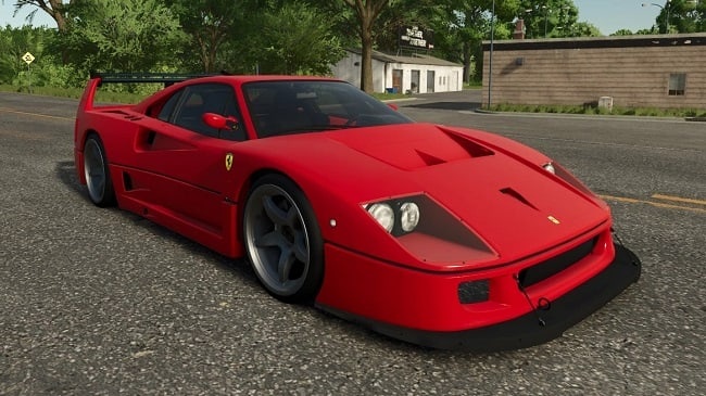 МОД Ferrari F40 Competizione 1989 v1.0.0.0 (1.21.x) ДЛЯ FARMING SIMULATOR 2025