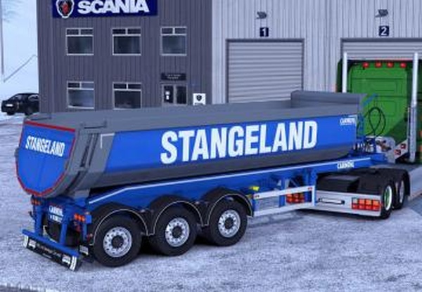 Мод Carnehl Tipper Trailer версия 2.5 для Euro Truck Simulator 2 (v1.60.x)