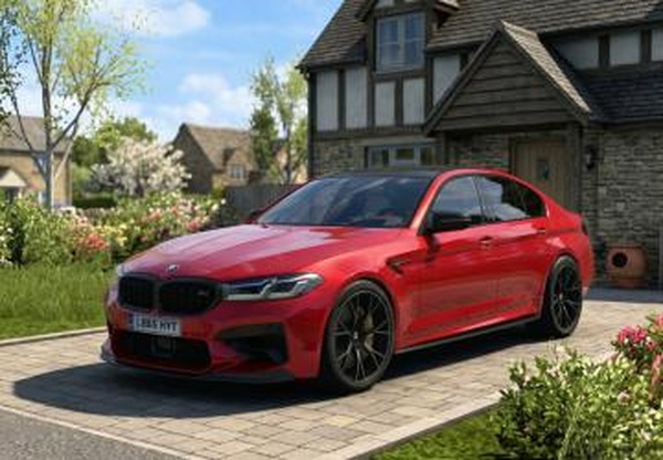 Мод BMW M5 Competition 2023 версия 1.3.1 для American Truck Simulator (v1.60.x, 1.61.x)