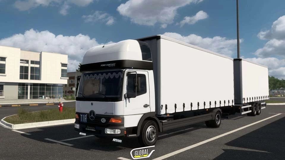 МОД Mercedes Benz Atego MP1 v1.8 ДЛЯ EURO TRUCK SIMULATOR 2