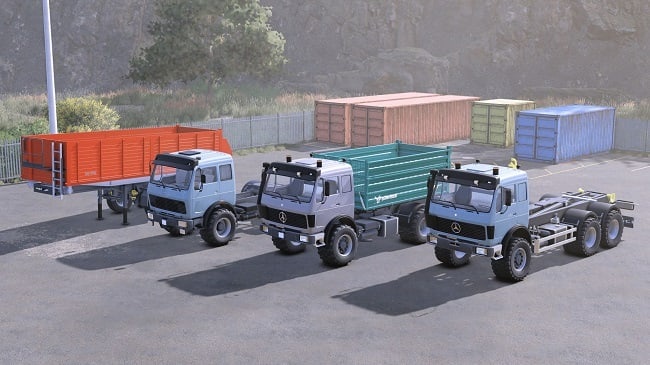 МОД Mercedes Benz NG Pack v1.0.0.0 (1.21.x) ДЛЯ FARMING SIMULATOR 2025