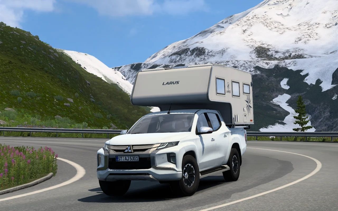МОД Mitsubishi New Triton v1.0 ДЛЯ EURO TRUCK SIMULATOR 2