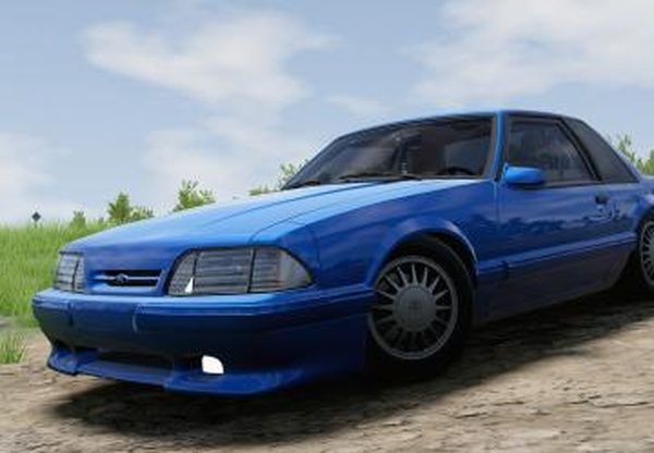 Мод Ford Mustang Fox Body Notchback версия 2.4 для BeamNG.drive (v0.39.x)