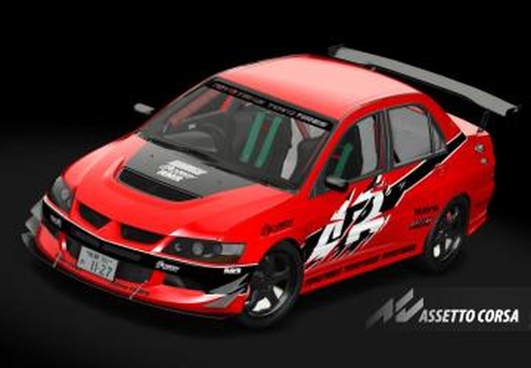 Мод Mitsubishi Lancer Evolution Sean Fast and Furious Tokyo Drift v1.0 для Assetto Corsa