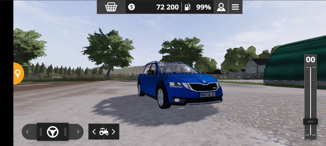 Мод Skoda Octavia SW Scout Blue версия 27.01.24 для Farming Simulator 20