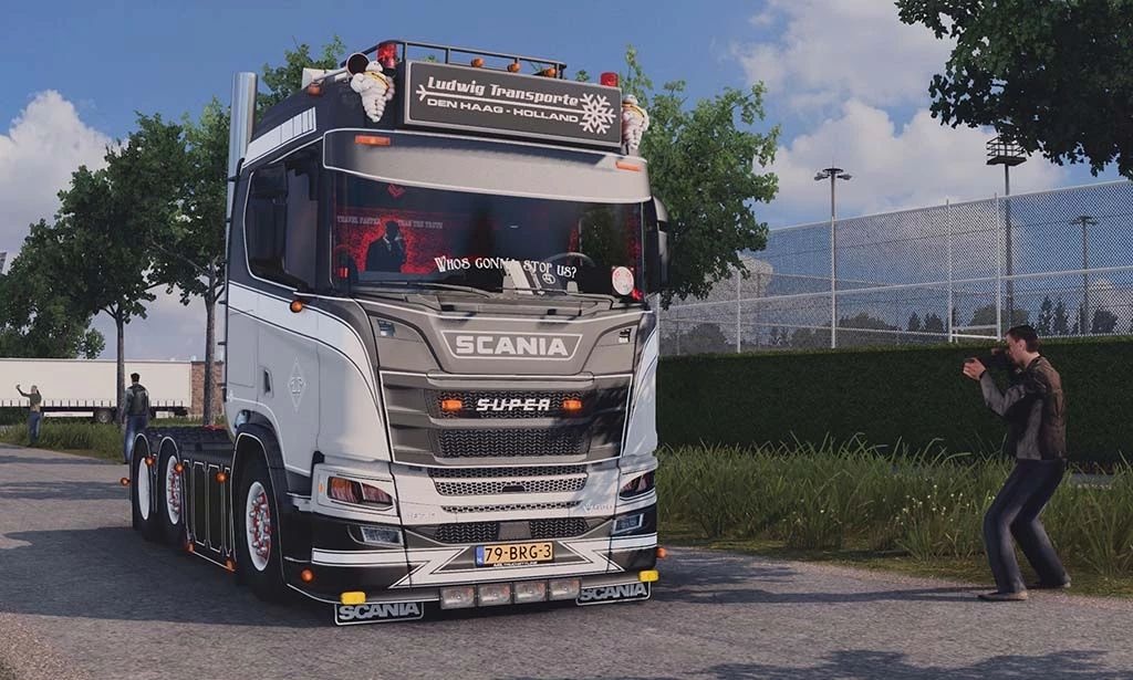 МОД Ludwig Scania R590 Lowcab + Trailer v1.60 ДЛЯ EURO TRUCK SIMULATOR 2