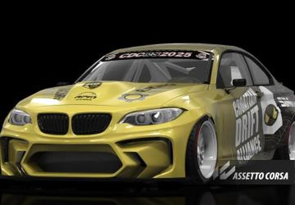 Мод CDA BMW F22 HGK 2025 версия 2.0 для Assetto Corsa