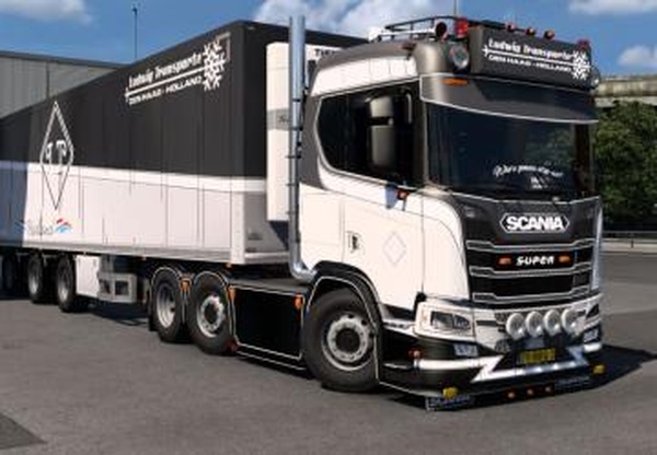 Мод Scania R590 Ludwig Transporte версия 2.0 для Euro Truck Simulator 2 (v1.60.x)