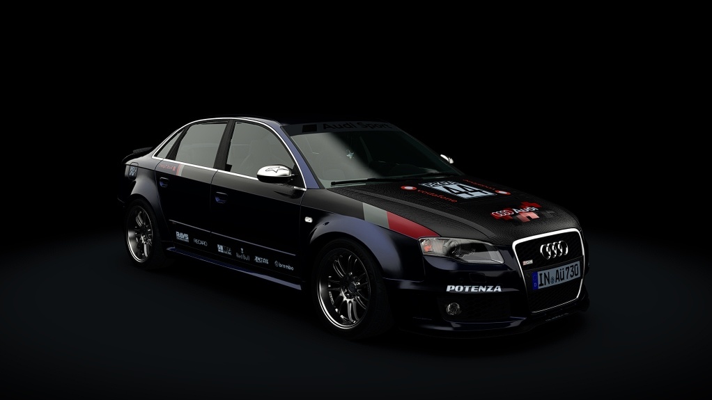 Мод Audi RS4 2006 Nür v1.0.1 для Assetto Corsa