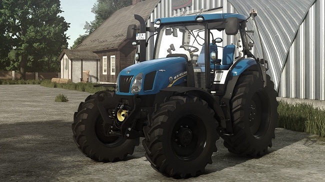 МОД New Holland T6 Tier 4A v1.4.0.3 (1.21.x) ДЛЯ FARMING SIMULATOR 2025