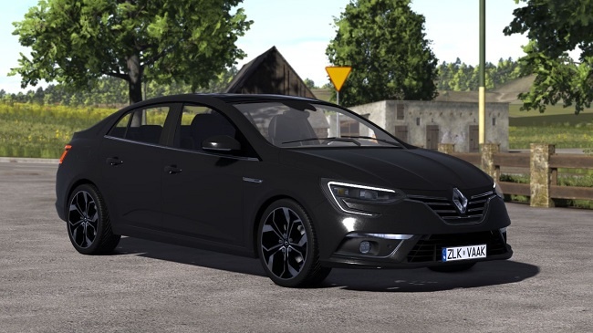 МОД Renault Megane 4 v1.2.0.0 (1.21.x) ДЛЯ FARMING SIMULATOR 2025