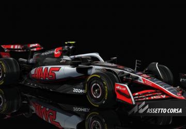 Мод F1 2025 Haas VF-25 версия 1.0 для Assetto Corsa