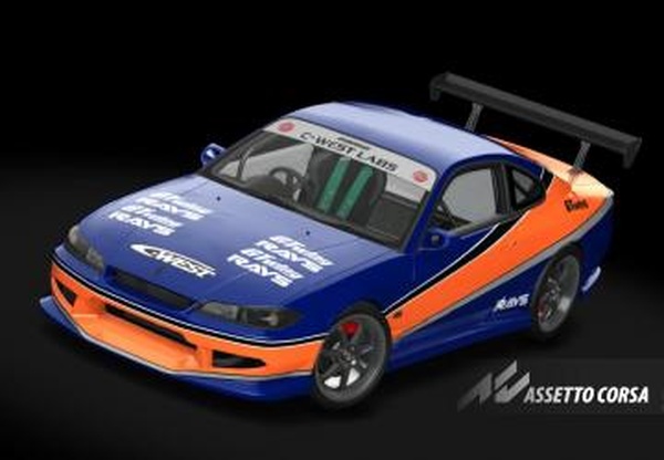 Мод Nissan Silvia S15  Fast and Furious Tokyo Drift Mona lisa v1.0 для Assetto Corsa