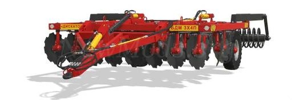 Мод BDM 3x4P Harrow версия 04.11.23 для Farming Simulator 20