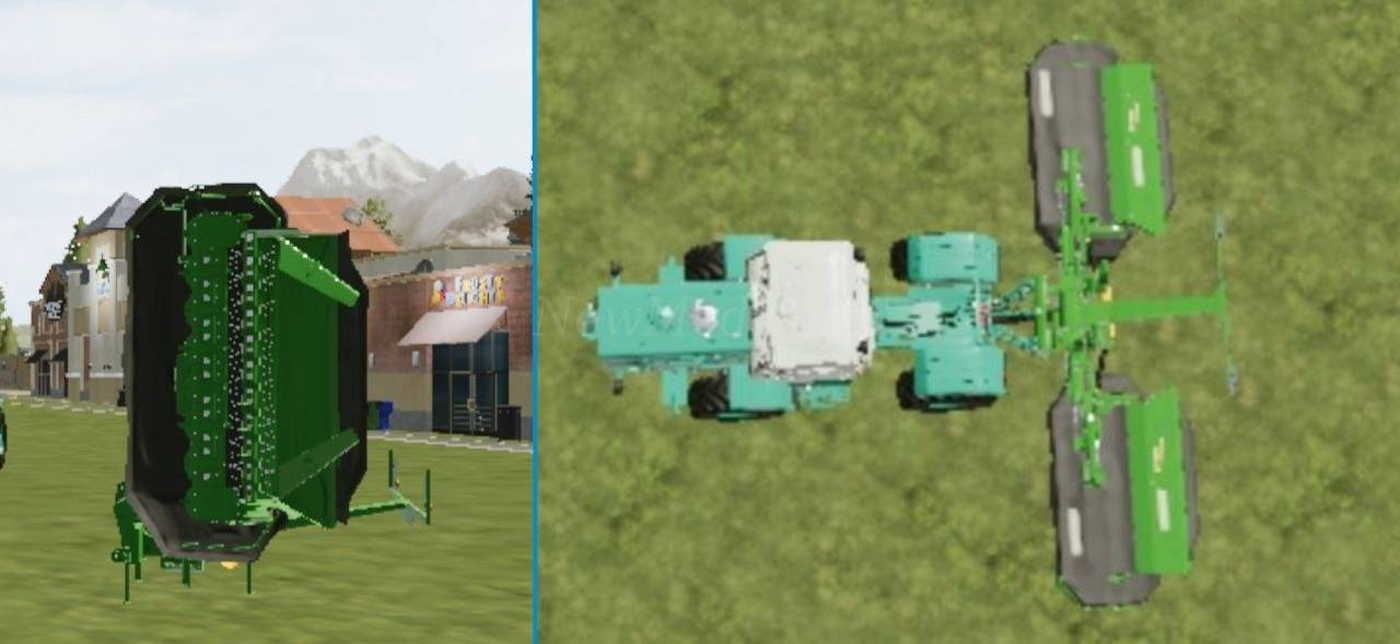Мод John Deere Mower Green версия 01.07.22 для Farming Simulator 20