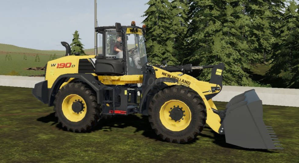 Мод New Holland W190 версия 14.07.23 для Farming Simulator 20