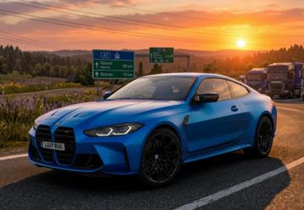 Мод BMW M4 G82 Competition 2022 версия 2.7 для American Truck Simulator (v1.60.x, 1.61.x)