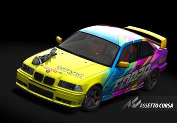 Мод BDP - BMW E36 coupe 328i Turbo by Shomy Marjanovic V1.2 v2.0 для Assetto Corsa
