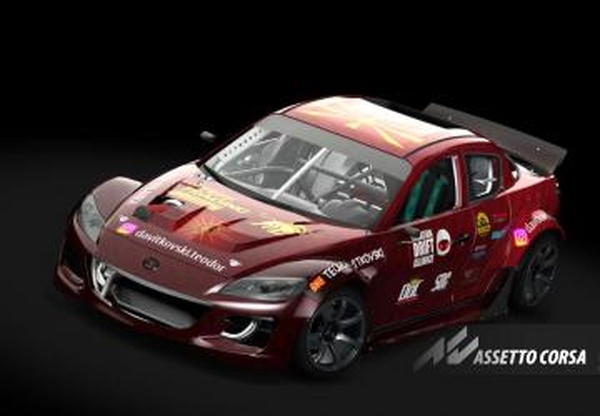 Мод BDP - Mazda RX-8 drift версия V1.2 для Assetto Corsa