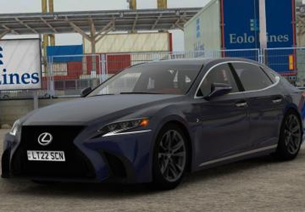Мод Lexus LS 500 F-Sport 2018 версия 2.2 для American Truck Simulator (v1.60.x, 1.61.x)