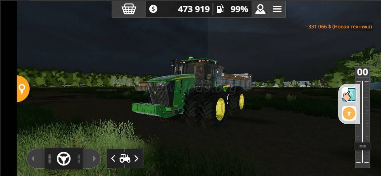 Мод John Deere 9R 2014 версия 26.04.23 для Farming Simulator 20