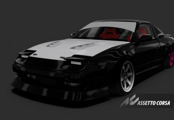 Мод Nissan 180SX Yuto версия 1.0 для Assetto Corsa