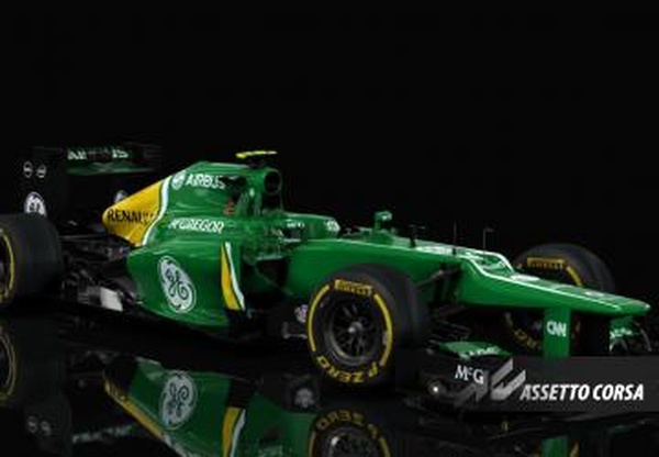 Мод F1 2013 - Caterham CT03 версия 1.0 для Assetto Corsa