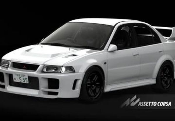 Мод Mitsubishi Lancer Evolution V MNR555 Spec. v1.0 для Assetto Corsa