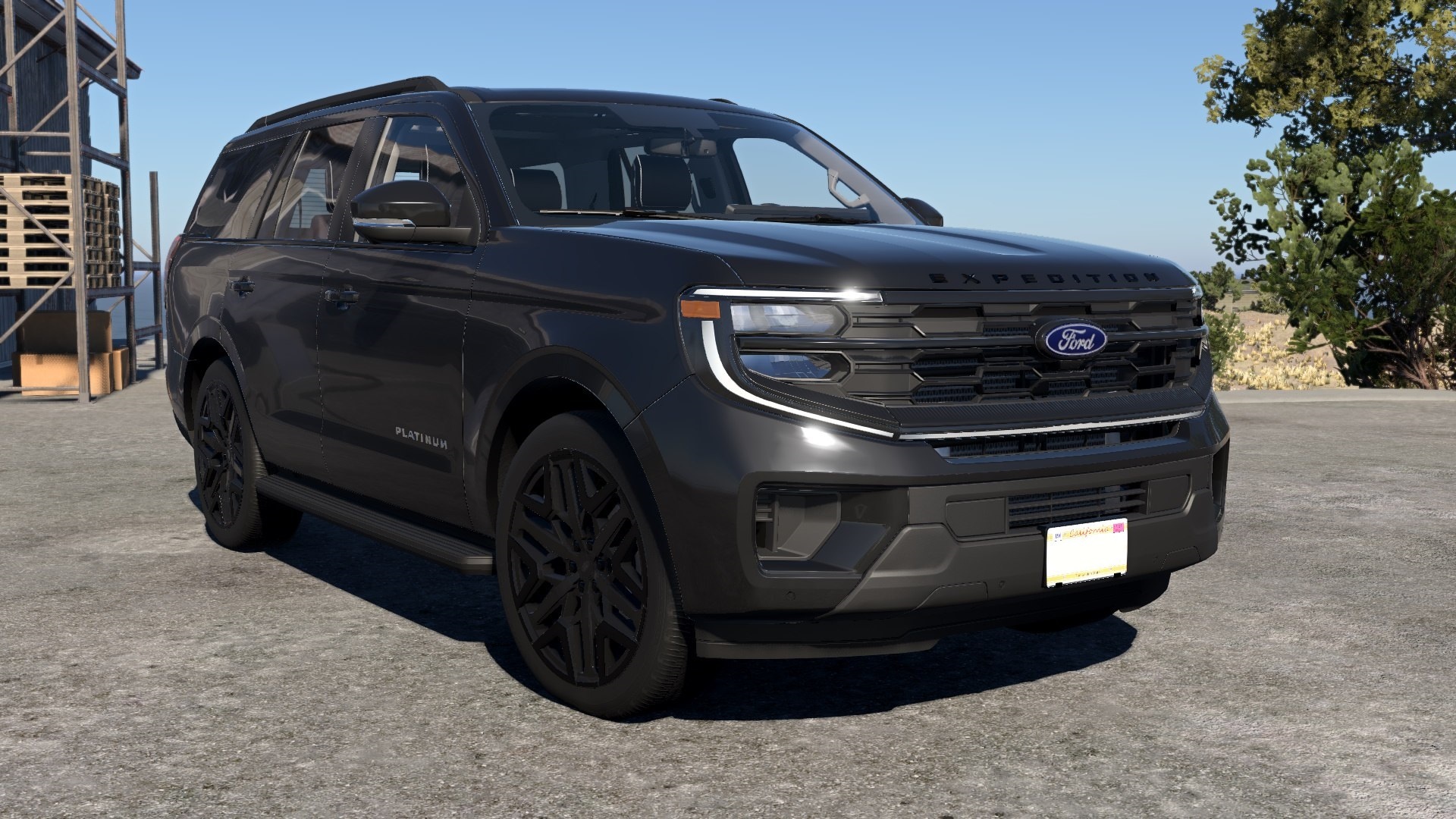 МОД Ford Expedition U717 2025-Present v1.0 (0.39.x) ДЛЯ BEAMNG.DRIVE