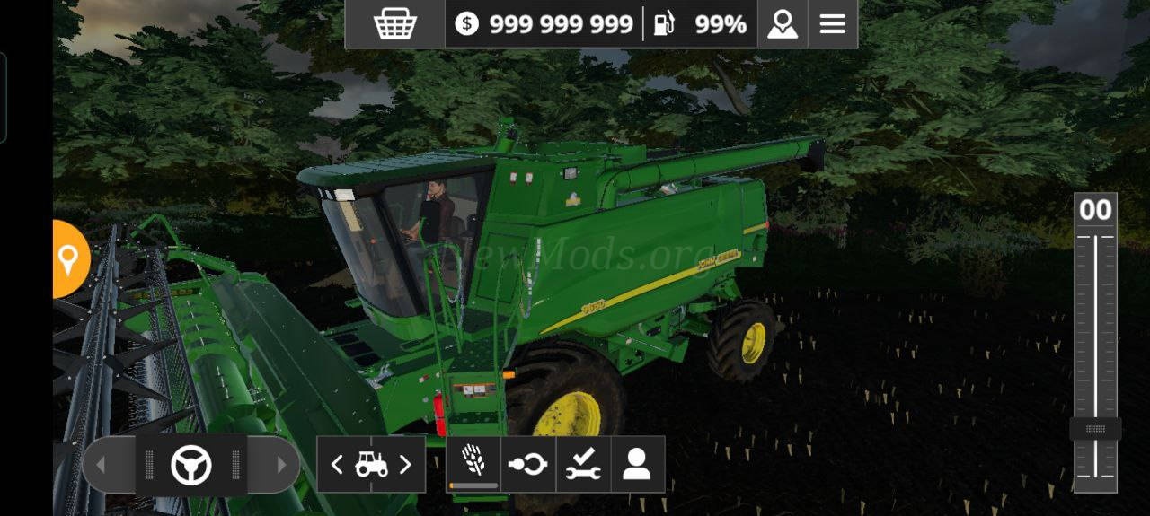 Мод John Deere 9650 версия 27.06.22 для Farming Simulator 20