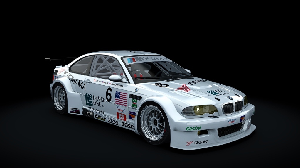 Мод BMW M3 E46 GT 2000 v0.95.2 для Assetto Corsa