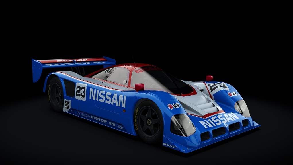 Мод Nissan R90CK Le Mans Spec (1990) v1.1 для Assetto Corsa