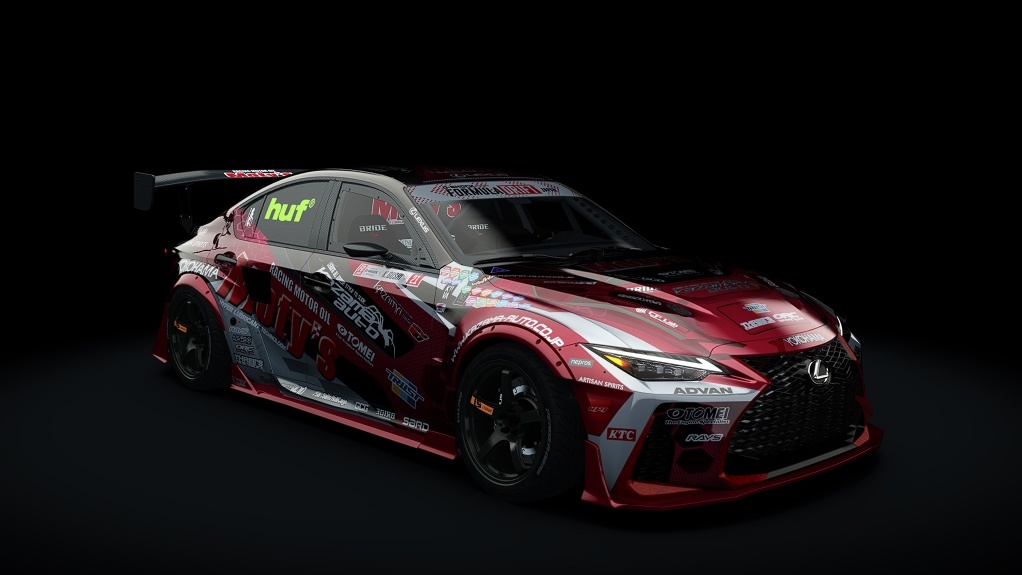 Мод Lexus IS500 Kazama 2JZ FDJ Drift v1.5.1 для Assetto Corsa