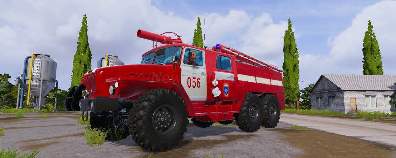Мод Ural 43202 AC40 версия 03.08.22 для Farming Simulator 20