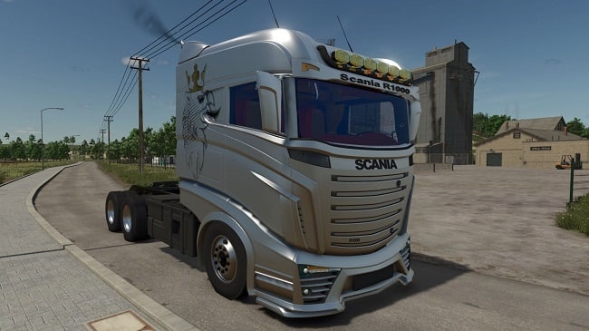 МОД Scania R1000 Silver v1.0.0.0 (1.21.x) ДЛЯ FARMING SIMULATOR 2025