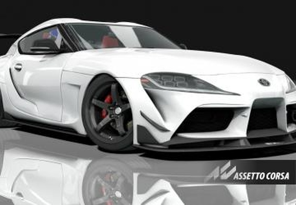 Мод Toyota GR Supra A90 JAPAN версия 1.2 для Assetto Corsa