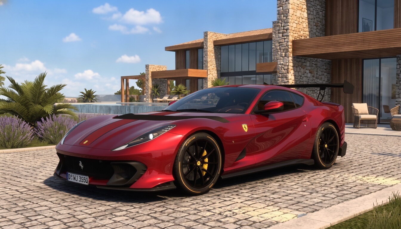 МОД Ferrari 812 Competizione v1.4 ДЛЯ EURO TRUCK SIMULATOR 2