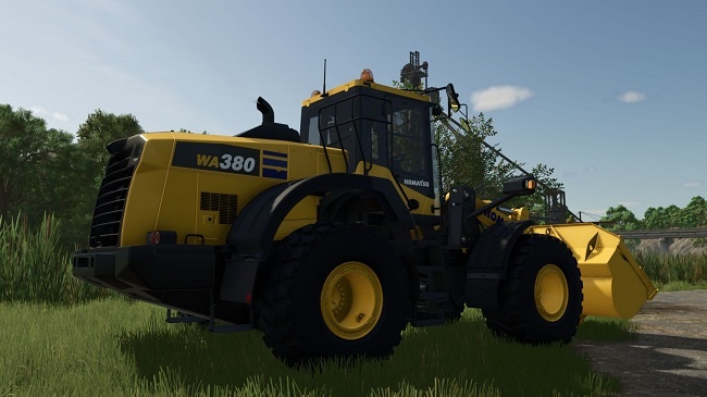 МОД Komatsu WA380 v1.0.0.0 (1.21.x) ДЛЯ FARMING SIMULATOR 2025