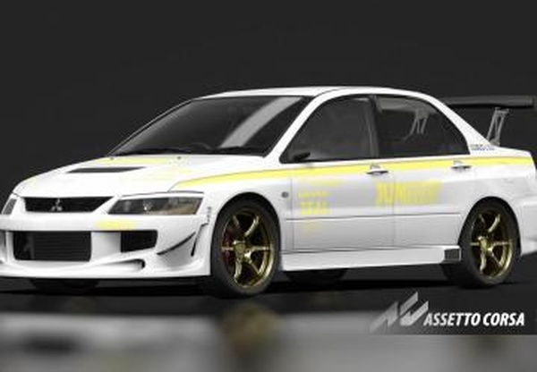 Мод Mitsubishi Lancer Evolution IX JUN версия 0.97 для Assetto Corsa