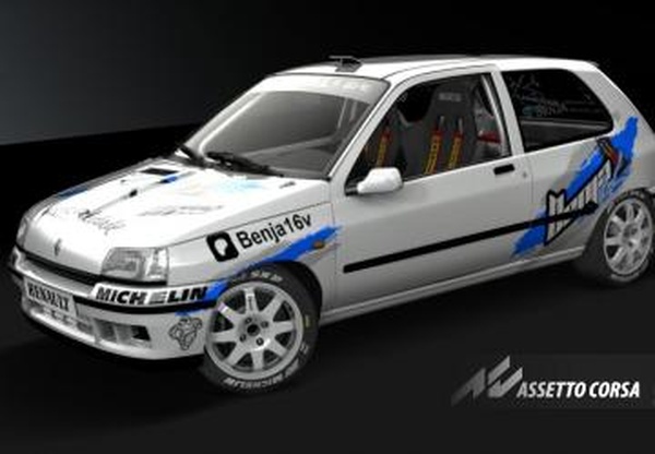 Мод Renault Clio Williams Gr.A7 версия 1.3 для Assetto Corsa