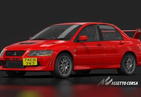 Мод Mitsubishi Lancer Evolution VII GSR FQ-300 v0.97 для Assetto Corsa