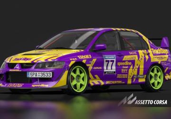 Мод Mitsubishi Lancer Evolution VIII MR TRACKTOOL v0.97 для Assetto Corsa