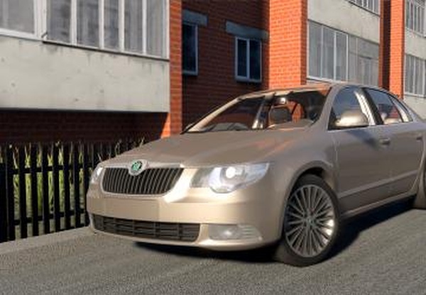 Мод Skoda Superb (3T) (2008-2015) версия 1.5 для BeamNG.drive (v0.39.x)