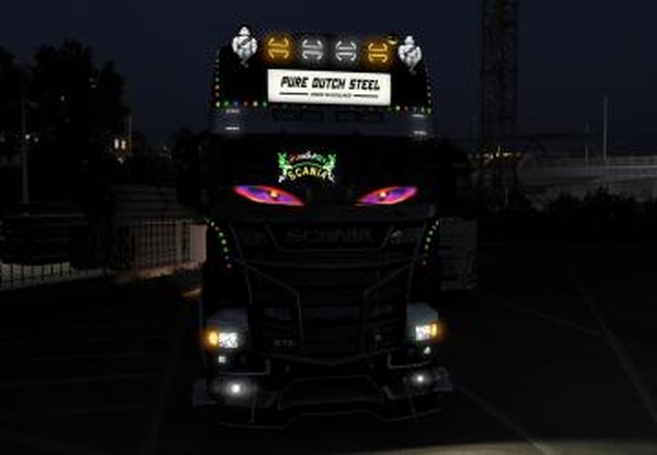 Мод A_W_LED_Panel версия 1.9 для American Truck Simulator (v1.57-1.60)
