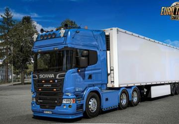 Мод Scania 6 Series R560 Megamod + Trailer версия 1.2 для Euro Truck Simulator 2 (v1.60.x)