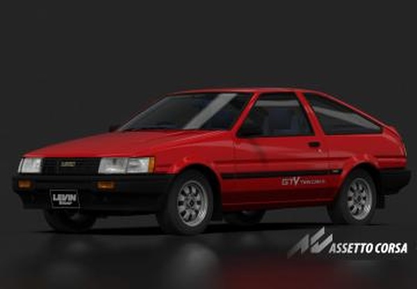 Мод Toyota Corolla Levin GTV версия 1.0-20250418 для Assetto Corsa